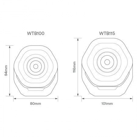 Dual-Beam Rechargeable Mini Work Light (100mm)